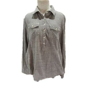 Eden & Olivia black and white tiny stripes